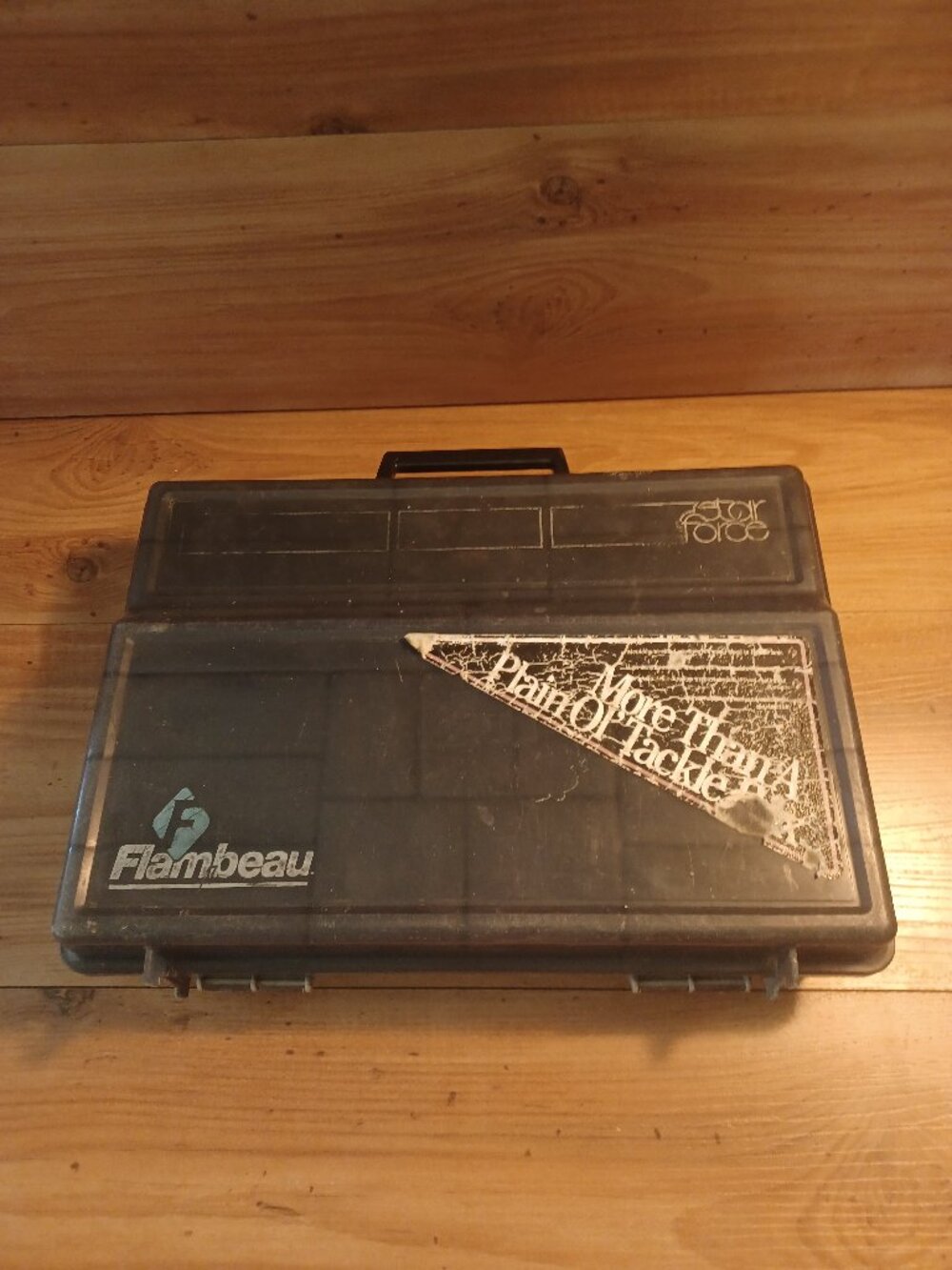 Fambeau Star Force 2 Section 30 Holes Fishing Tackle Box With Buoy Float